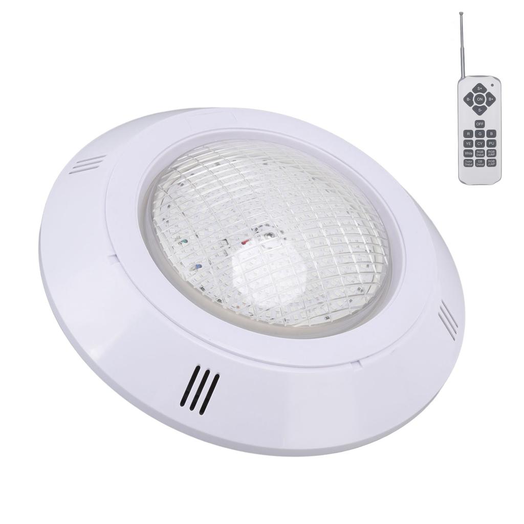 Pool LED Lights AC12V RGB Colorful IP68 Waterproof Remote Control High Transmittance Durable ABS