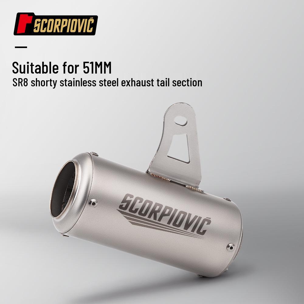 

Универсальный 51-мм короткий мотоциклетный глушитель-пушка для Sai 600, 250SR, 321R