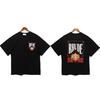 Kurzärmelig Neuankunft Herrenkleidung T-Shirt Homme Grafik-T-Shirts T-Shirt für Männer Ropa Hombre Skateboard Rhude Camisetas