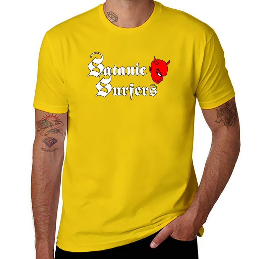 New New 03 logo satanic surfers genre punk rock TShirt plus size tops oversized t shirt Aesthetic clothing mens tall t shirts