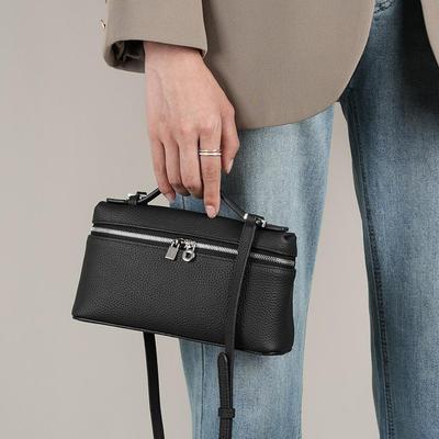 LP19 Sac Mini Boîte à Lunch pour Femmes, Sac à Main Tendance en Cuir PU, 2025 Style Gigi Bandoulière.