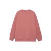 Li Ning Sports Fashion Series Solid Color Loose Fit Round Neck Pullover Sweatshirt Unisex Sweatshirt Rose-Pink AWDR863-3