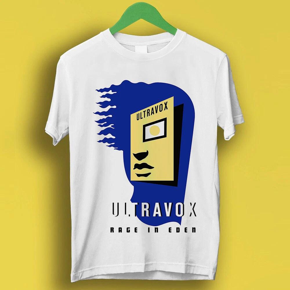 Ultravox Rage In Eden Поп-музыка Новой Волны Ретро Крутая Верхняя Одежда Подарок Футболка T-Shirt P44 L