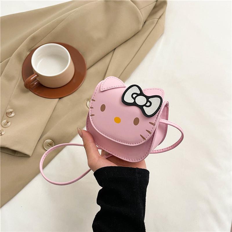 

Мини-кошелек Hello Kitty - Милая сумка через плечо и подвеска для женщин и девочек розовый