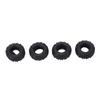 4 PCS 0.7in Tires Replacement for 1Celsius30 Cars High Grip Rubber Foam RC Crawler Tires Upgrade Parts