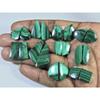Natural Malachite Matched Pair Fancy Cabochon Loose Gemstone 10 Pair Lot C-863