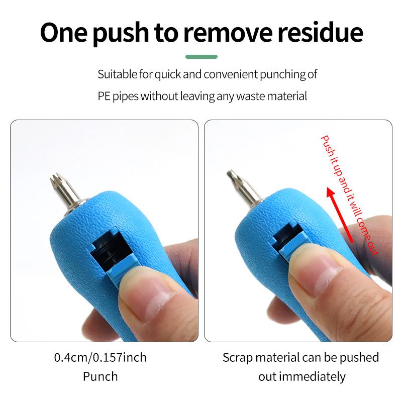 4mm Push-Needle Punching Tool Water Pipe Hole Manufacturing Convenient Operate Accessory Supplies