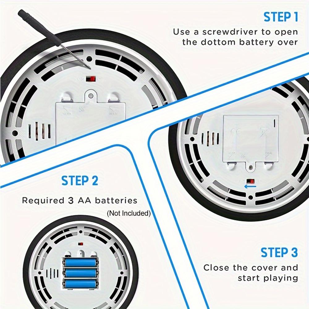 Bola de Futebol Flutuante 7″ Brinquedos para Crianças, Futebol Flutuante Elétrico com LED e Música, Jogo de Futebol Indoor para Crianças, Presente de Aniversário