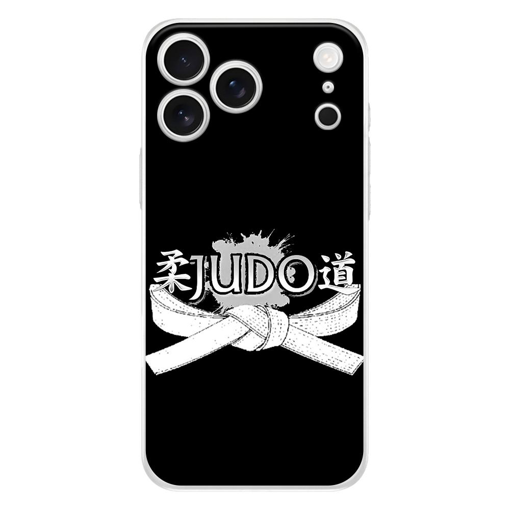 Soft Clear Phone Case For iPhone 17 Air 16E 16 11 15 14 Pro MAX 12 13 7 8 Plus SE Easter Cover Protection Japanese Martial Judo