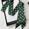 Luxury Ribbon Polka Dot Scarf Printed Retro Scarf Headband Neckerchief Korean Style Long Scarves Spring Summer