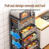 Multi-layer Kitchen Vegetable Storage Rack with Drawers