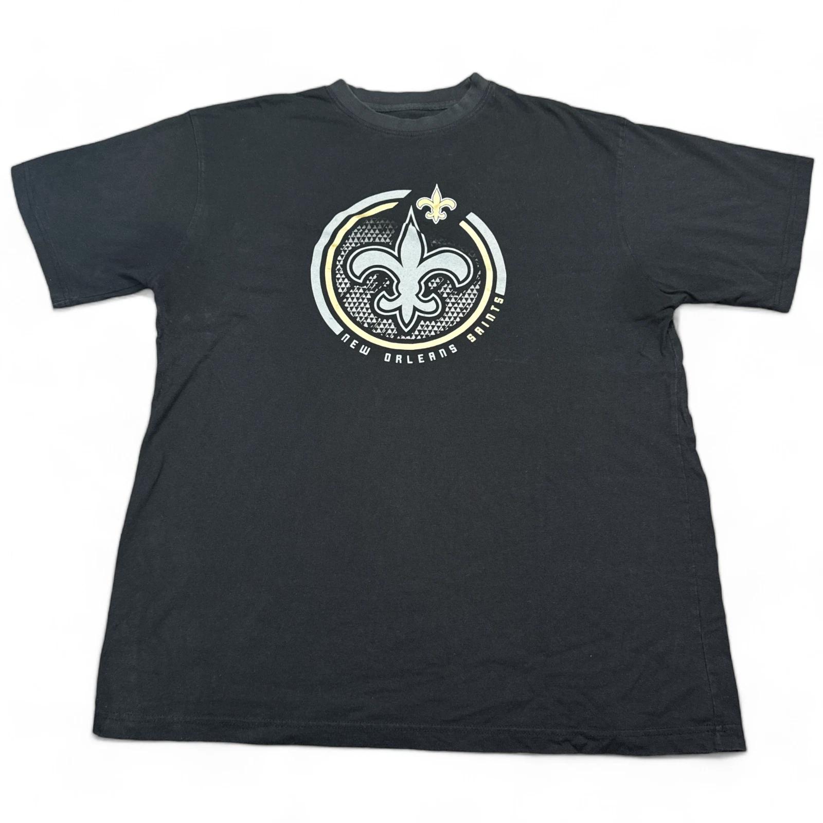 

Fanatics x New Orlean Saints T Shirt Adult Size 2XL XXL Black Gold NFL Football XL
