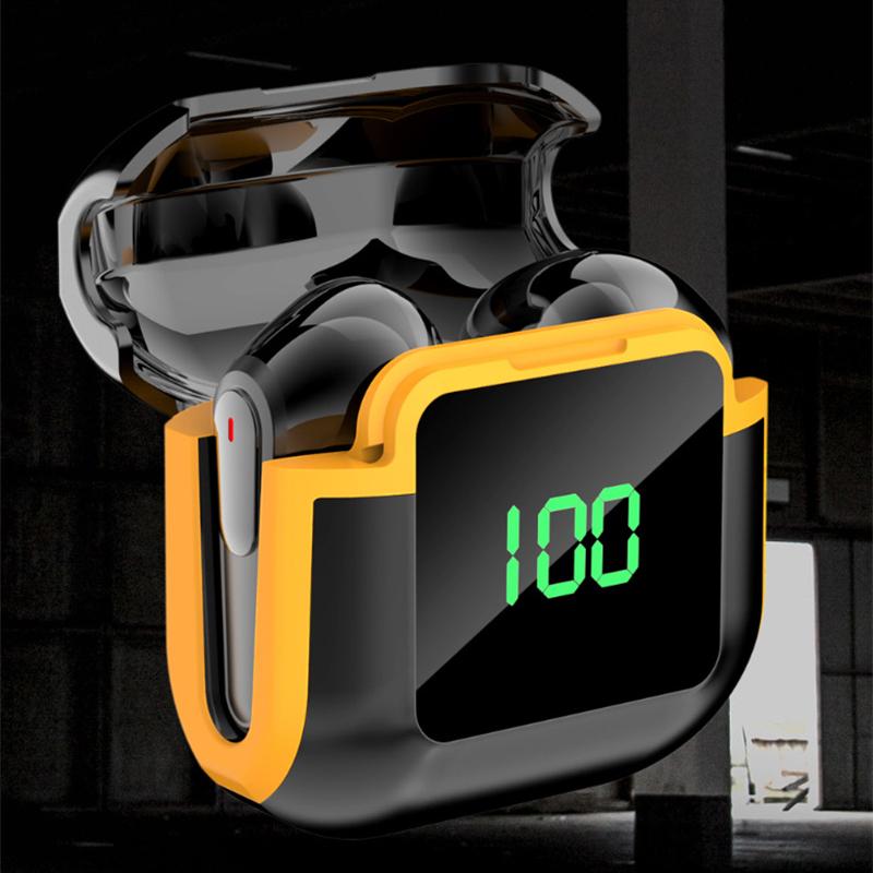 

High Quality Bluetooth Headphones Wireless Earphones With Led Display Stereo Headset Touch Control Earbuds Noise Reduction