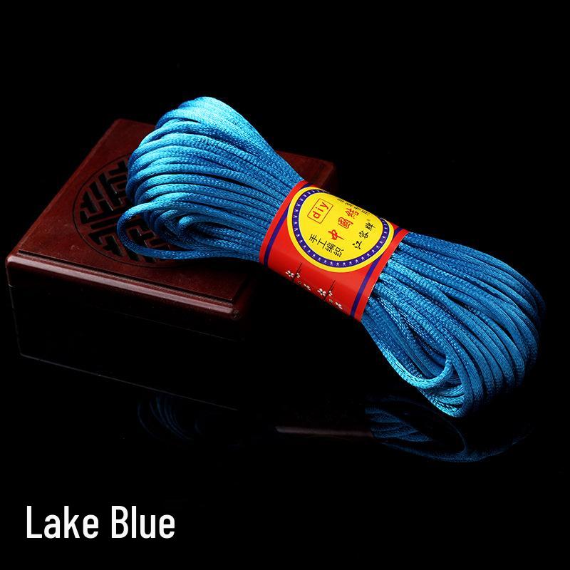 Red Polyester Chinese Knotting Cord for DIY Bracelets and Beading