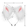 Popular Halloween Beast Claws Faux Plush Fox Ears Headband & Tail Cosplay Accessories