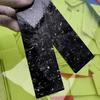 1Pcs Silver Foil Powder Compression Patch Plate for DIY Knife Handle Material CF Carbon Fiber Black Marble with Resin