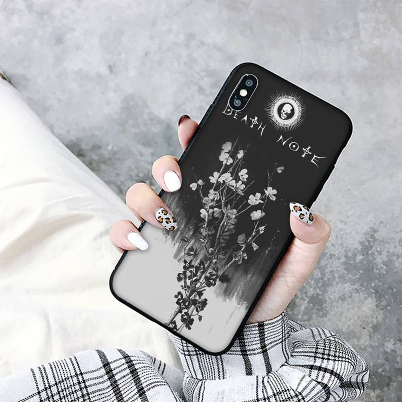 MaiYaCa Anime Manga Death Note Ryuk Phone Case for Iphone 13 11 12 Pro XS MAX 8 7 6 6S Plus X 5S SE 2020 XR Cover