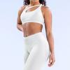Seamless High Elastic Matte Nylon Sports Bra With Full Coverage For Yoga And Running