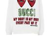 GUCCI Sweatshirts Women's Ecru Crew Neck Moderate 693363-XJEGQ-9088