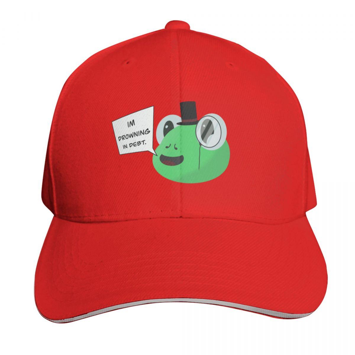 Debt Frog Baseball Cap Trucker Hat Luxury Brand Hat Unisex Luxury party Hat Golf Women Unisexs