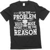Si le problème c'est moi, alors tu es peut-être la raison T-shirt, Chemise Western, T-shirt Concert Rétro