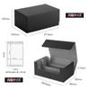 LIUDU Magnetic Loader Case Storage Card Loader Deck Case Large Capacity Holds up to 72 Cards Magnetic Opening and Closing Double Storage Box PU