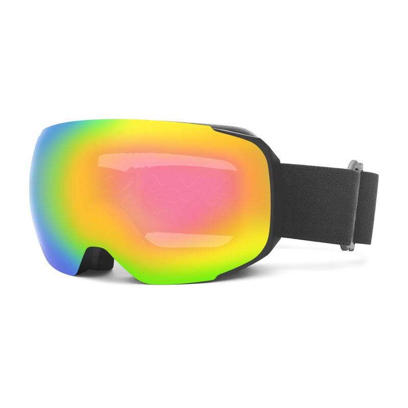 Double-Layer Anti-Fog Ski Goggles With Magnetic Spherical Lens Snowboarding Cycling Wind Protection Adult Use