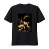 T-shirt Caravaggio Crocifissione di San Pietro Stampa Artistica Barocca Drammatica Perfetta per Storici Amanti del Classico vintage Lavato