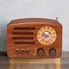 Radio FM AM Classique Rétro Récepteur de Bureau Rechargeable Portable Radios MP3 Haut-parleur Stéréo 3W Bluetooth AUX USB