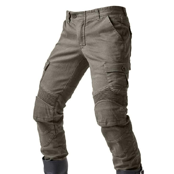Cyklingjeans, Motorcykel Fallskydd, Andningsbara Och Slitstarka Arbetsbyxor För Alla Säsonger För Män