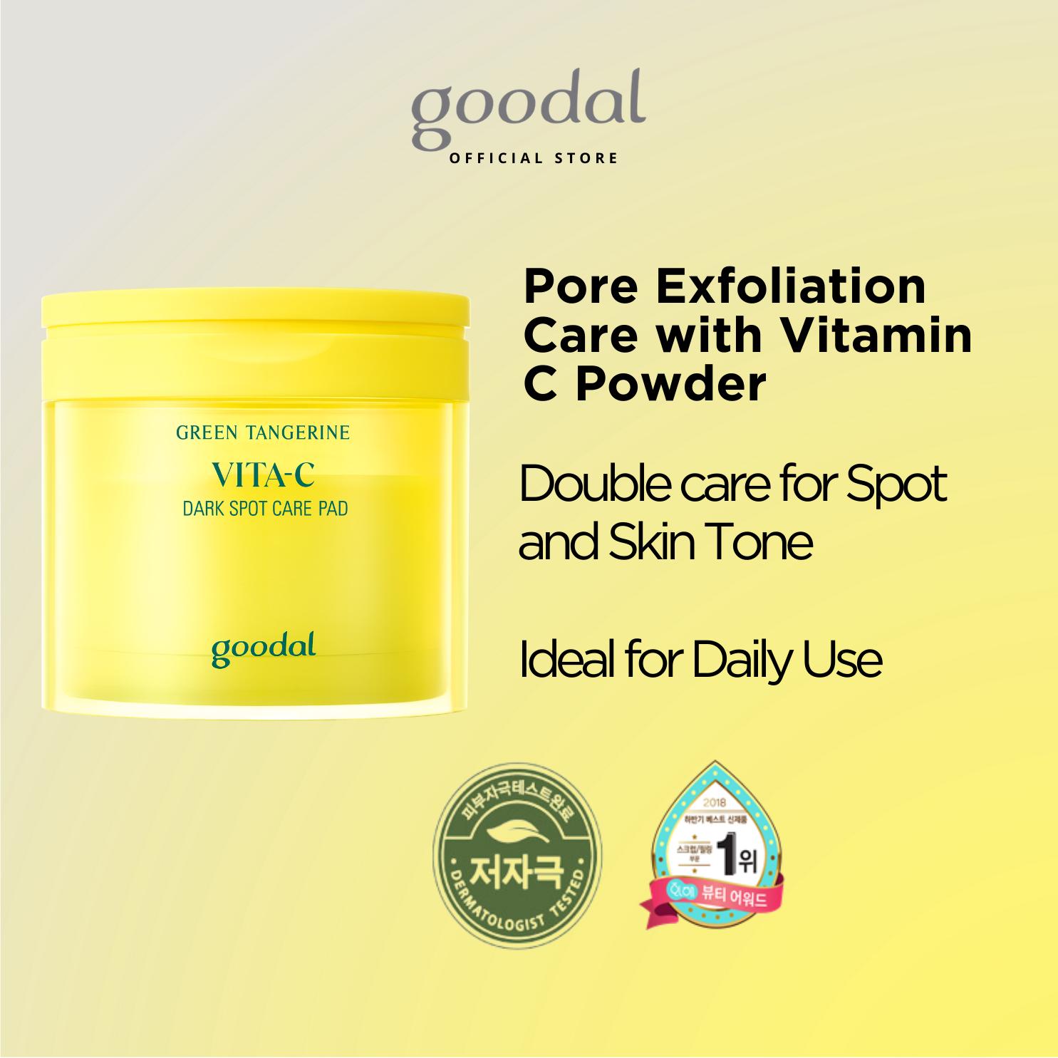 Goodal Green Tangerine Vita C Dark Spot Care Pad 70 ea