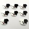 50Pcs Painted Buttons Bright Color Beautiful Easy Clean Not Easily Break Craft Buttons for Clothing