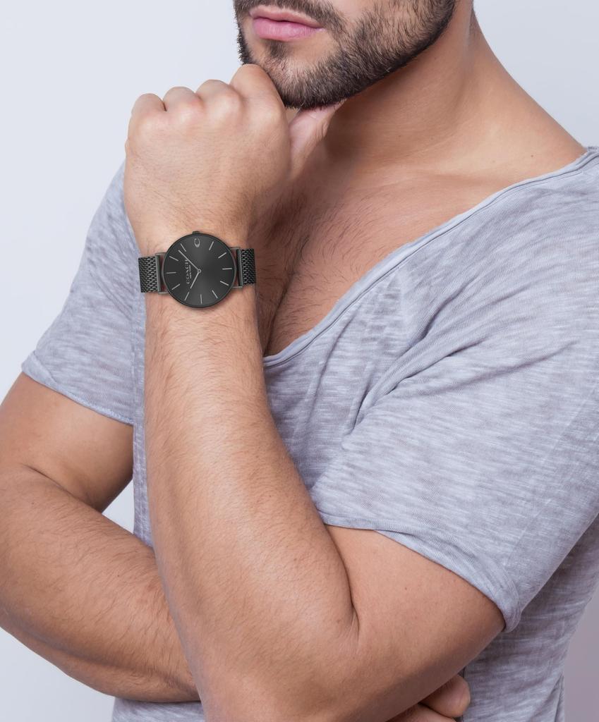 Coach CHARLES 14602148 Black Men's Watch,