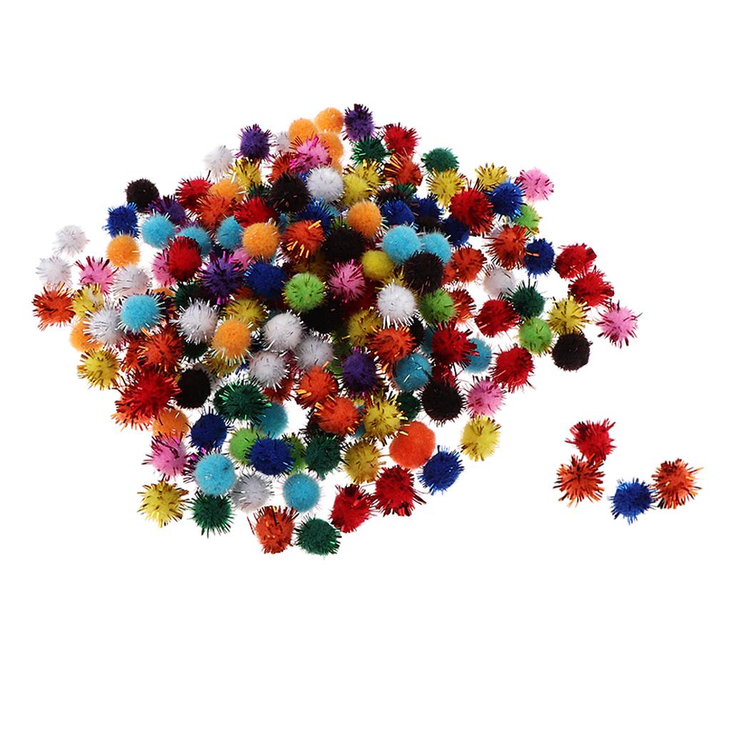 200/300 Pcs Glitter TINSEL BALLS s Cat Toys , Multicolor, as described