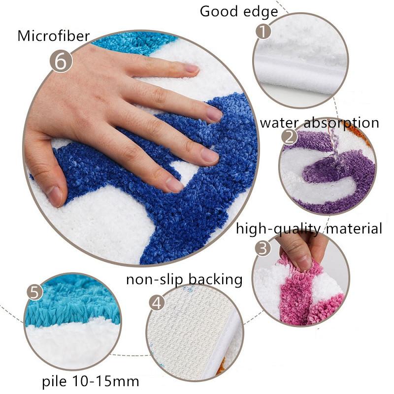 50x80cm Get Naked Bath Mat Non-Slip Quick Absorbent Funny Microfiber Bathroom Mat Get Naked Rug Funny Bathroom Decor Tufted Mats
