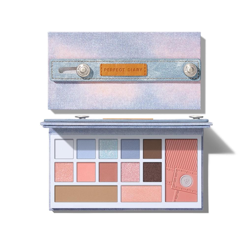 

Палитра теак для дизайнерских глаз в стиле деним Perfect Diary 02 Cool Pink
