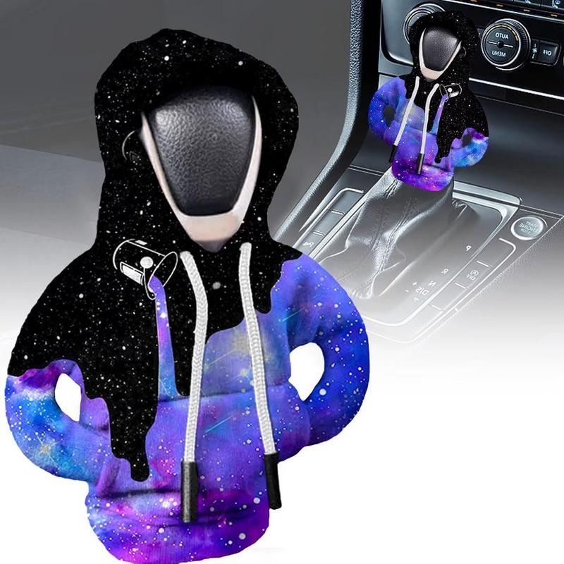 Car Gear Shift Hoodie Cover Shift Cover Car Gear Handle Decoration Fits Manual Automatic Universal Car Shift Lever Interior Deco