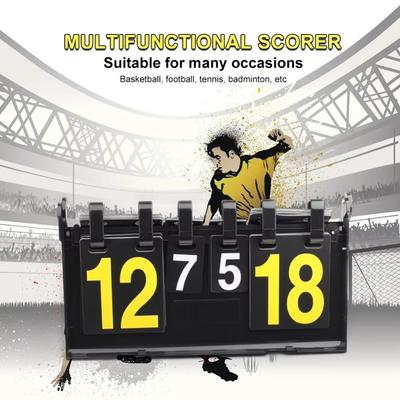 4-Digit Digital Tabletop Scoreboard Multi-Sport Use Competition Scoreboard  Sport Ornaments