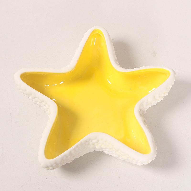 Creative and Personalized Hydroponic Flower Pots Ashtrays Anti Fly and Anti Wind Dust Home Starfish Ins Ceramic Ornaments