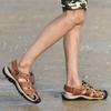Summer Men Beach Outdoor Sandals Genuine Leather Men Sandals