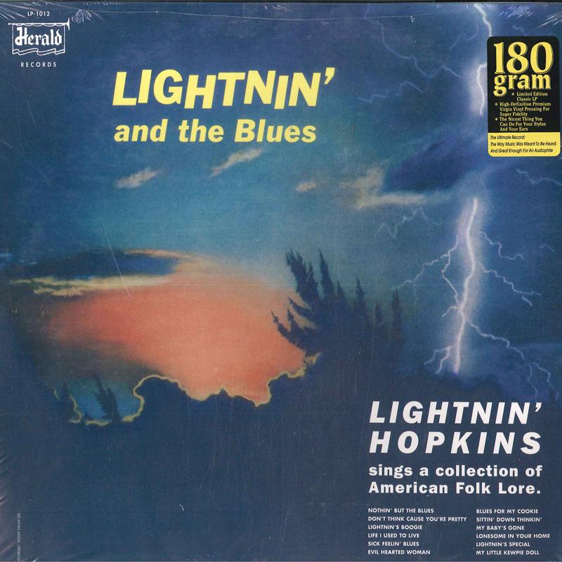 Виниловая пластинка LIGHTNIN HOPKINS Lightnin And The Blues HLP1012 Herald 2018 США Блюз