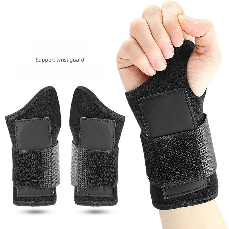 Set of Thumb Pressurized Wrist Guards Adjustable Straps Fixed Sports Wrist Guards Band Fitness Sports Protective Gear Palm Protection