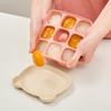 Atti Rabbit Easy Release Baby Food Cube Multi Silicone Storage Container Square 9 Cavity