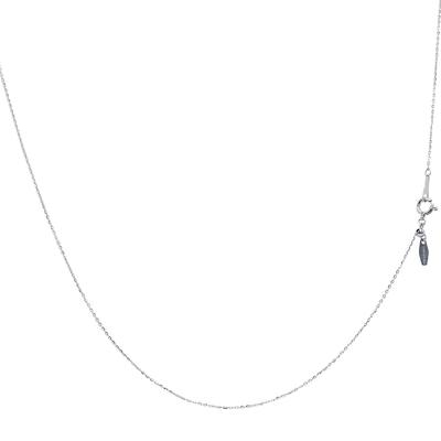 Platinový řetízkový náhrdelník Pt850 Shine Cut Azuki Šířka Maximální 45 cm Délka Nastavitelná [Lara Christie] Přibližně 0,7 mm. 1,2 g lc97-0031
