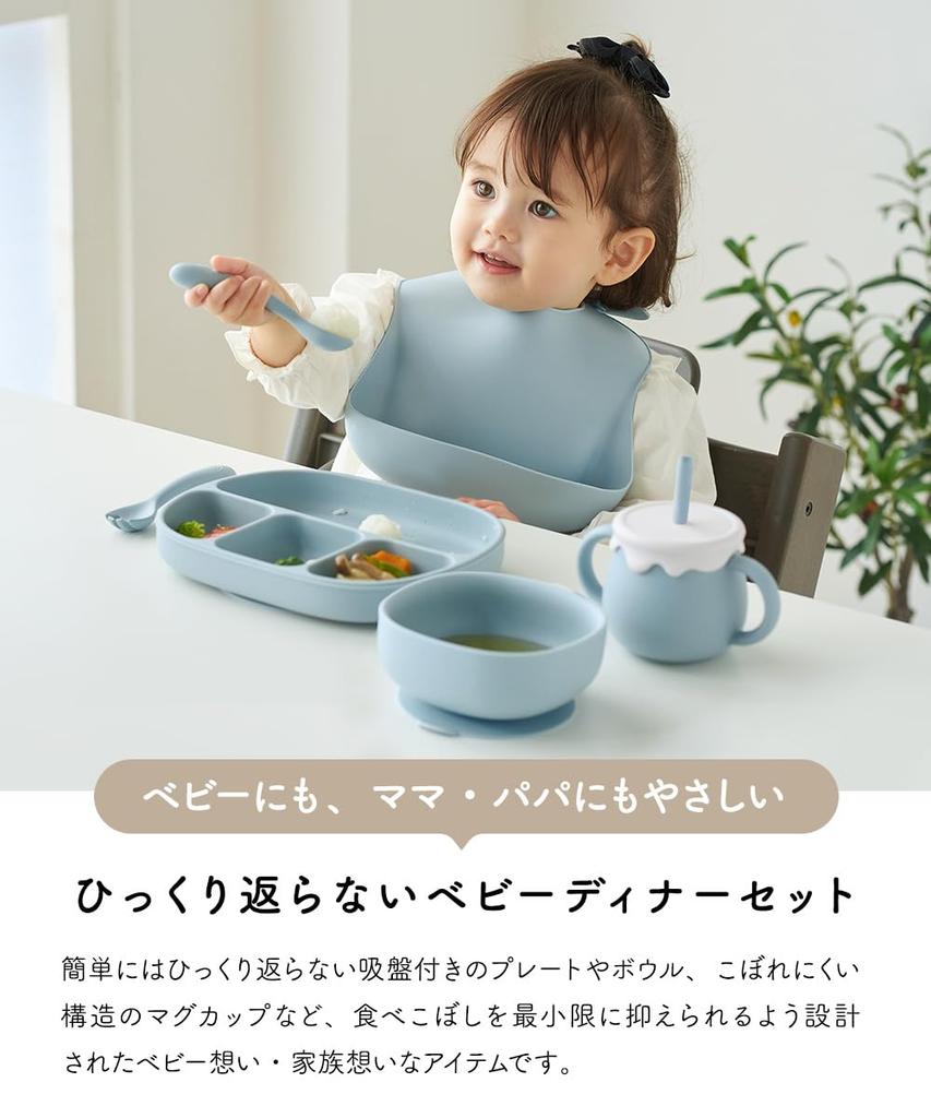 Cadou Set pentru bebeluș care tip Igienă alimentară Bebeluș Microunde Mașină de spălat vase Include ventuză Baby shower Set de cină Veselă prăfuită, 6 piese nu va depăși,