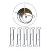 10Pcs Candle Wick Holders, Metal 11cm Wick Stabiliser, Wick Clips, Candle Wick Centering Devices for Candle Making Supplies