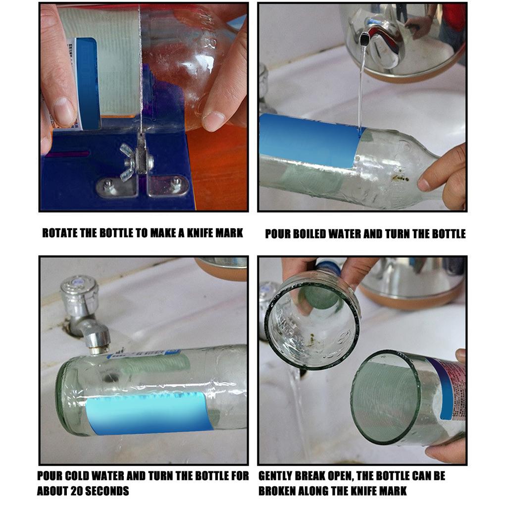 Glass Bottle Cutter Thickened High Strength PC Board Sharply Carbide Cut Head   Wine Bottle Cutting Tool