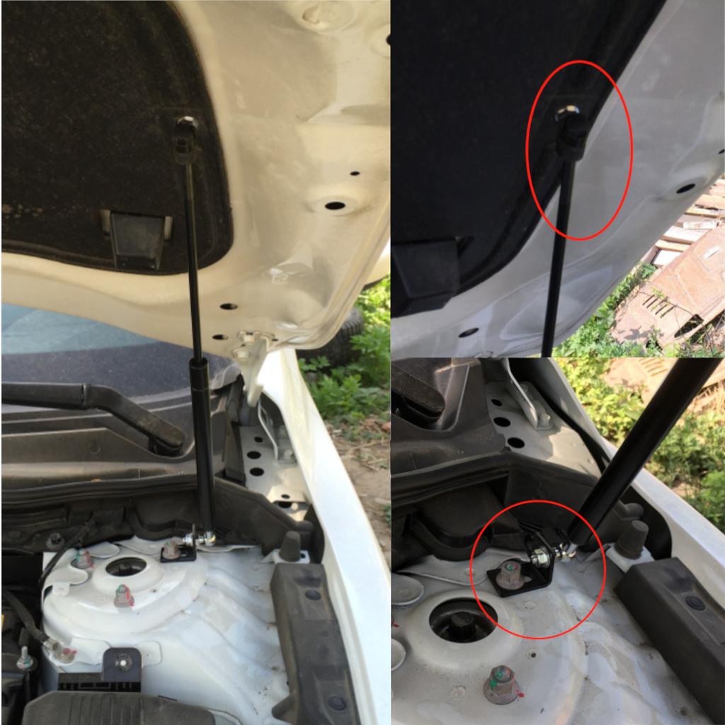 2Pcs Car Front Bonnet Hood Gas Struts Lift Support Hydraulic Rods for Mazda 6 Atenza 2014-2024 for Mazda 3 Axela 2013-2018