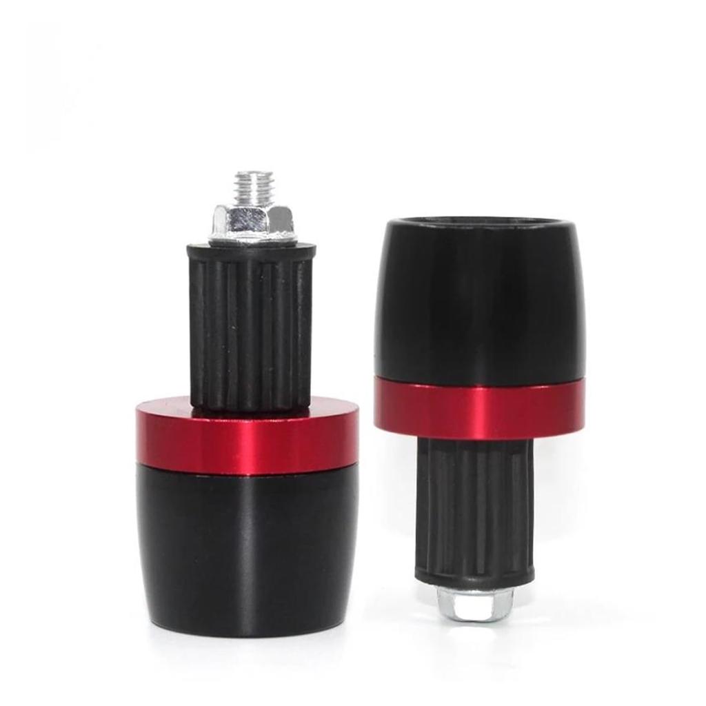 Bicycle Handlebar Ends Motorcycle CNC 7/8" 22mm Grip Handlebar Cap End Plugs Suitable for YZF-R3 YZFR3 YZF R3 (Red)