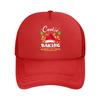 Cookie Baking Festive  Inspired Christmas Crew Desig Mesh Baseball Cap
